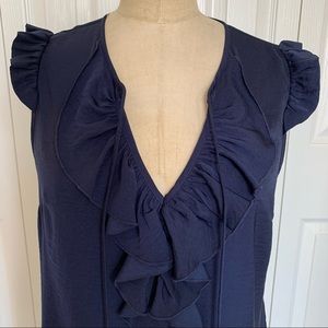 Banana Republic navy sleeveless top